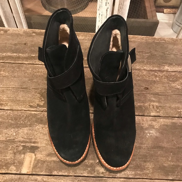 UGG Shoes - UGG black suede Booties